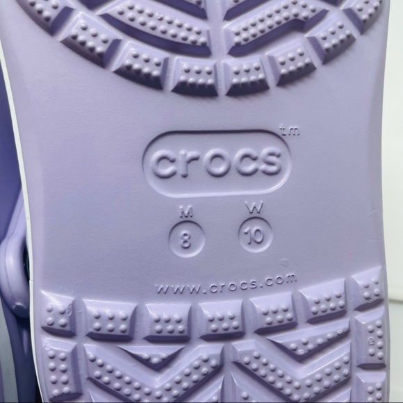 Crocs Bayaband Lavender Light Purple Clogs 205089 - Picture 12 of 16